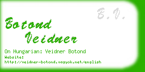 botond veidner business card